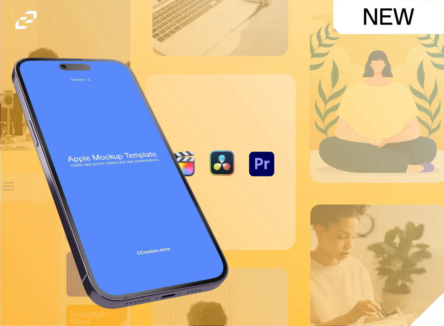 Apple Animated Mockup Graphics