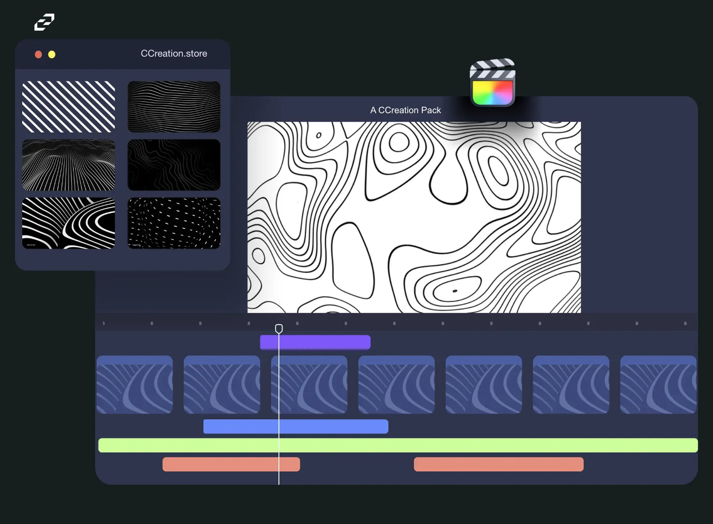 Final Cut Pro X Animated background Templates - Editable Video Templates - CCreation Store