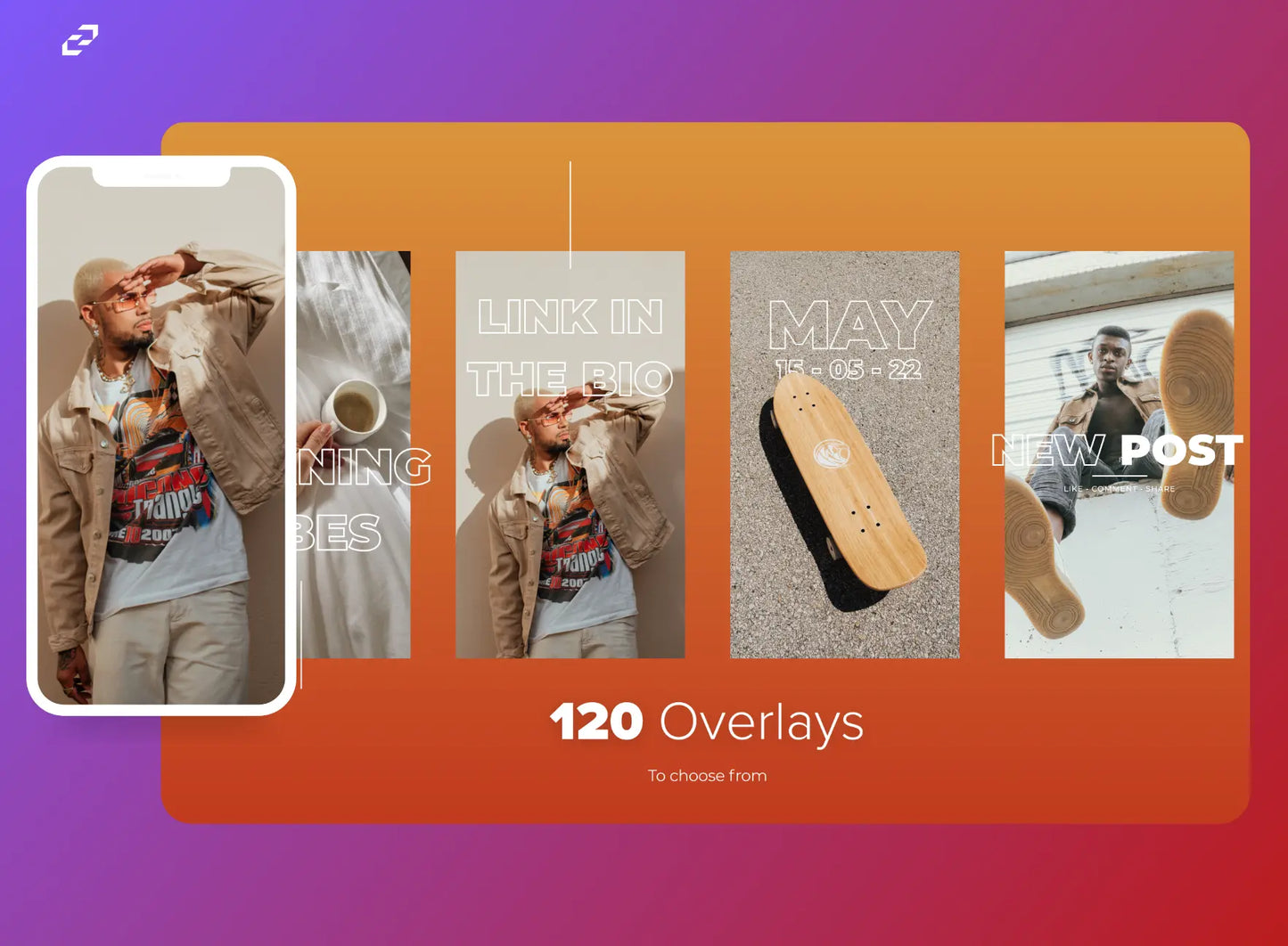 Instagram Story Graphic Overlays, Content Elements inc. days of week - CCreation Store