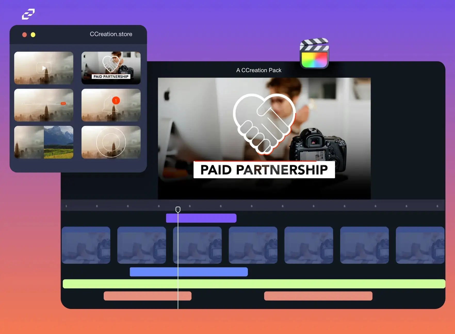 YouTube Animated Elements for Final Cut Pro - Graphics and Icons - C Creation Store