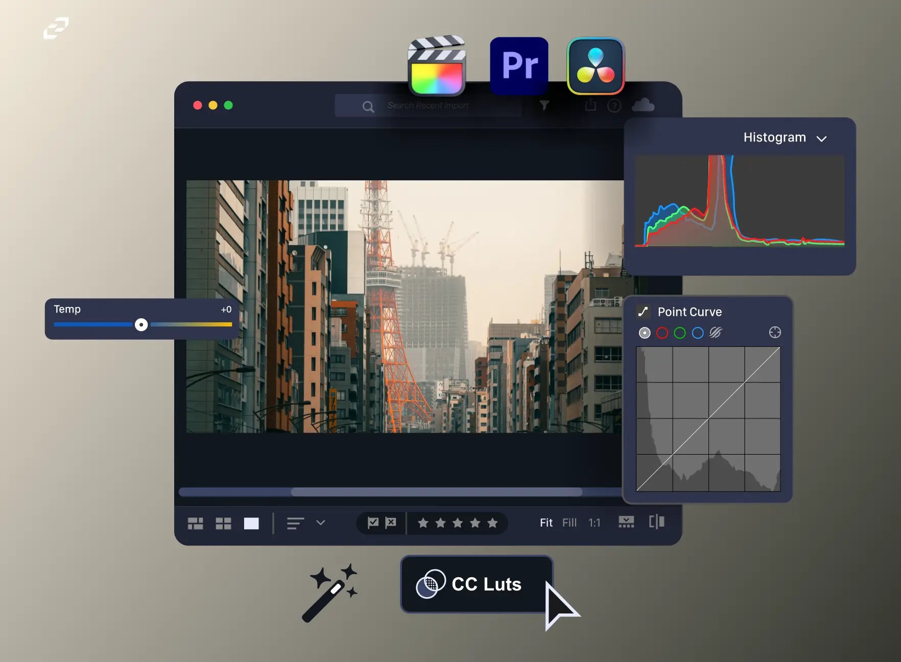 Premiere Pro, DaVinci Resolve, Final Cut Pro Cinematic LUTs, Colour Grading - C Creation Store