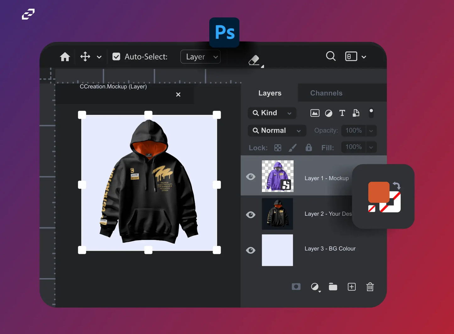Free Man in Hoodie Mockup - PSD Mockups - CCreation Store
