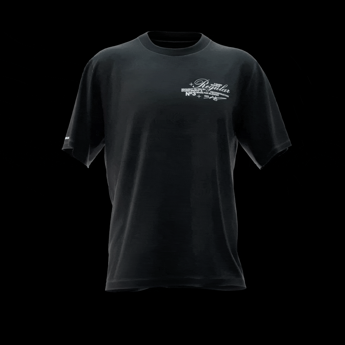 3D Walking T-Shirt Mockup for Blender Studio Innateâ„¢