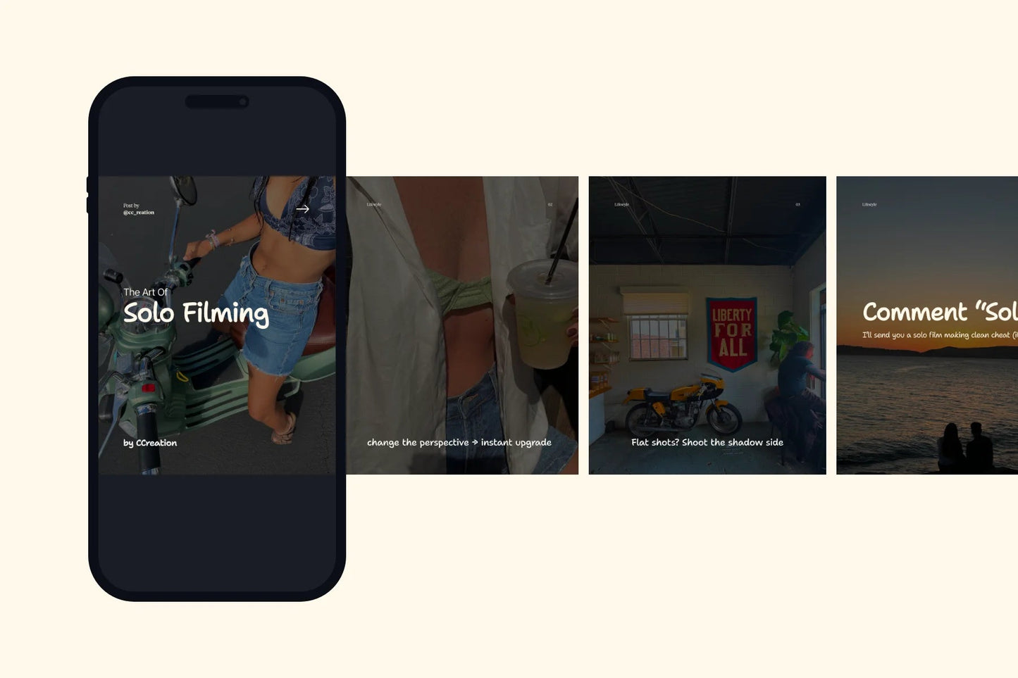 Clean Travel Collection – Instagram Carousel Template Pack (Canva, Figma, Adobe XD, InDesign & Photoshop) ccreation.store