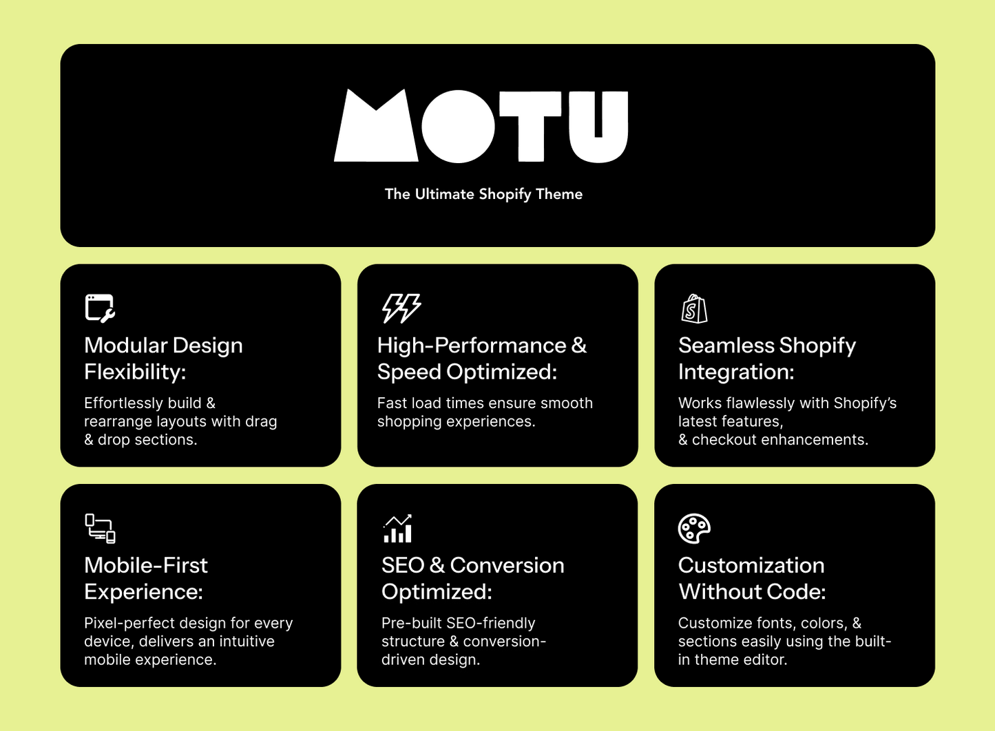 Motu supplement Shopify Theme, Shopify Customizable Theme, Editable Canva Templates, Wellness Shopify Theme, Multiple Product Shopify Store