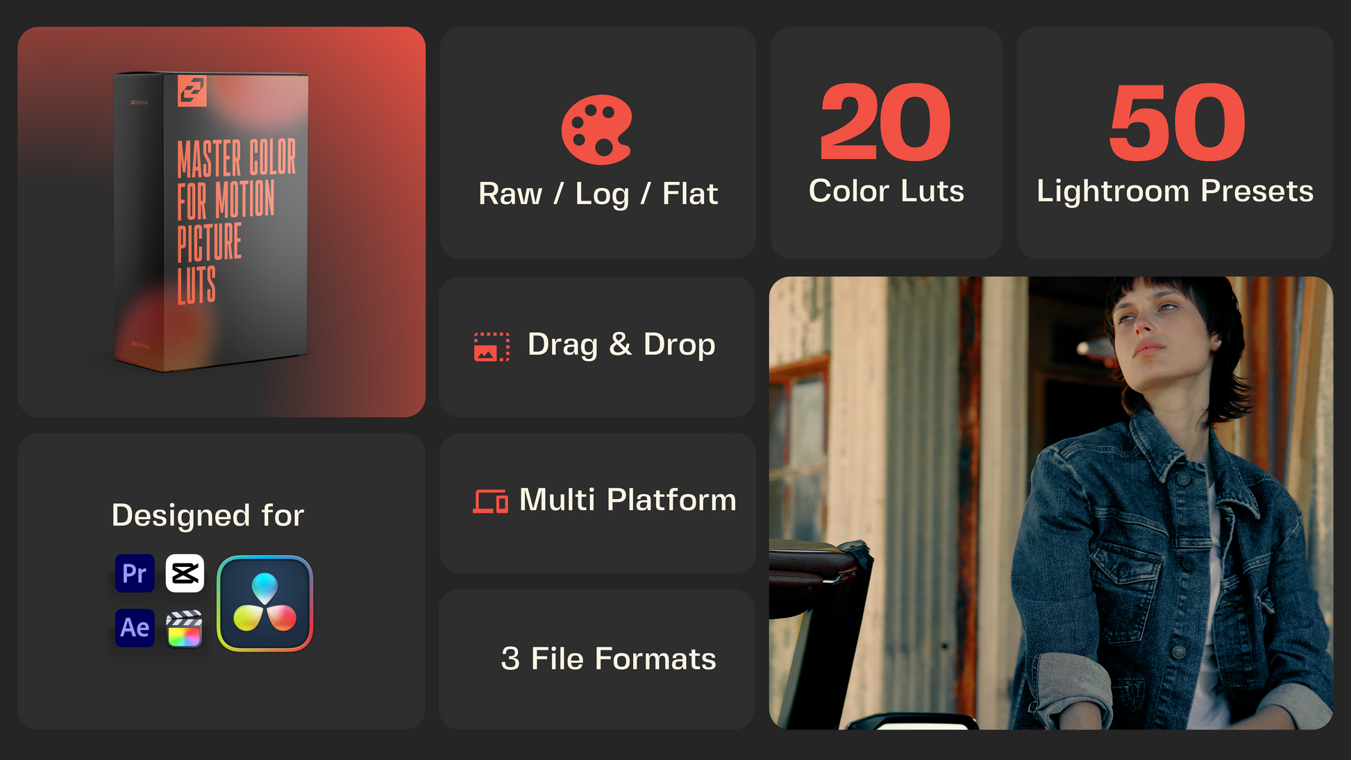 Drone luts for capcut that work with a variety of DJI drone cameras, lighting and different landscapes. Suitable from the moody landscapes of the Faroe Islands to midday sunsets - CCreation.store