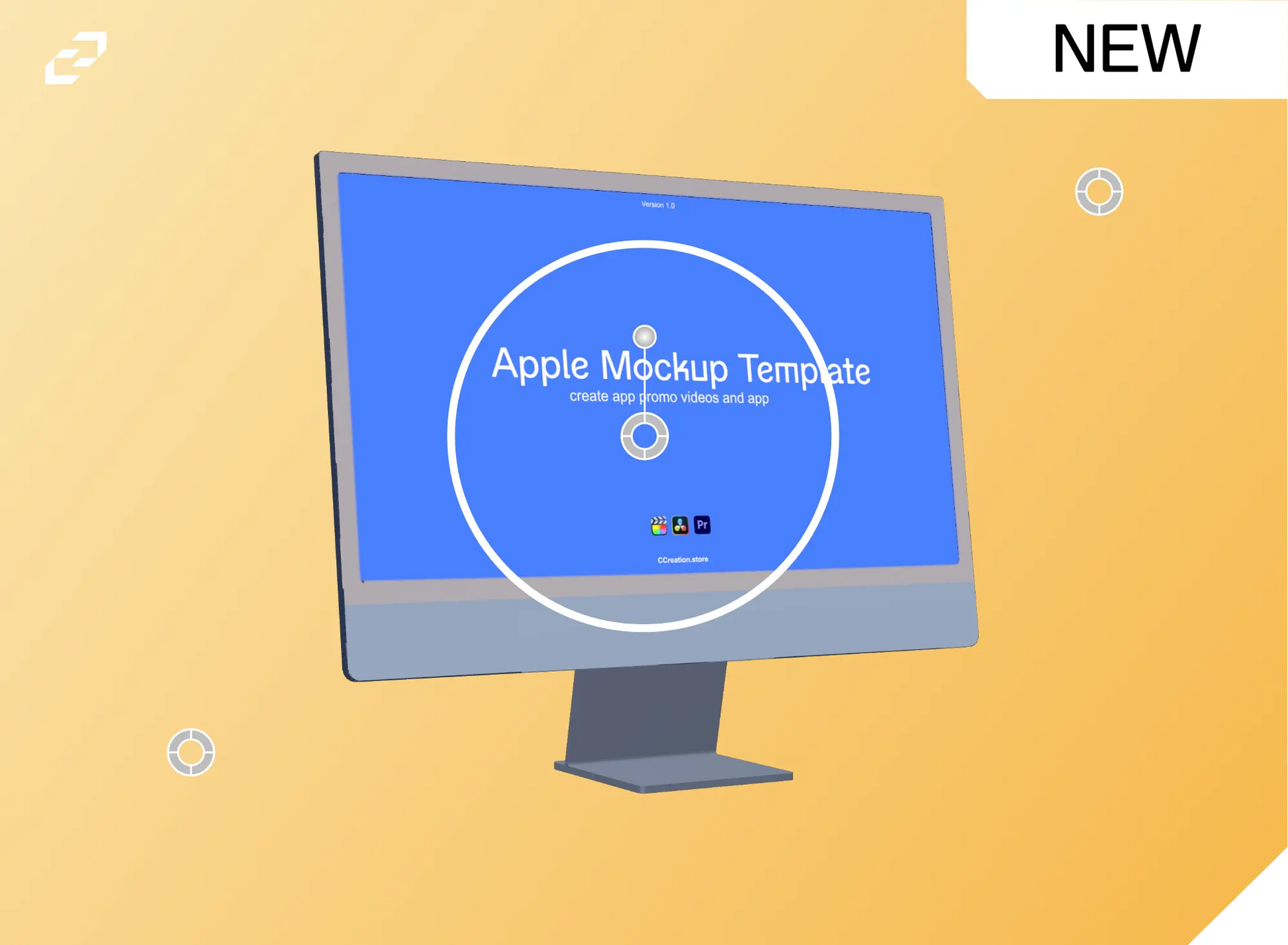 iMac Mockup Video Template ccreation.store