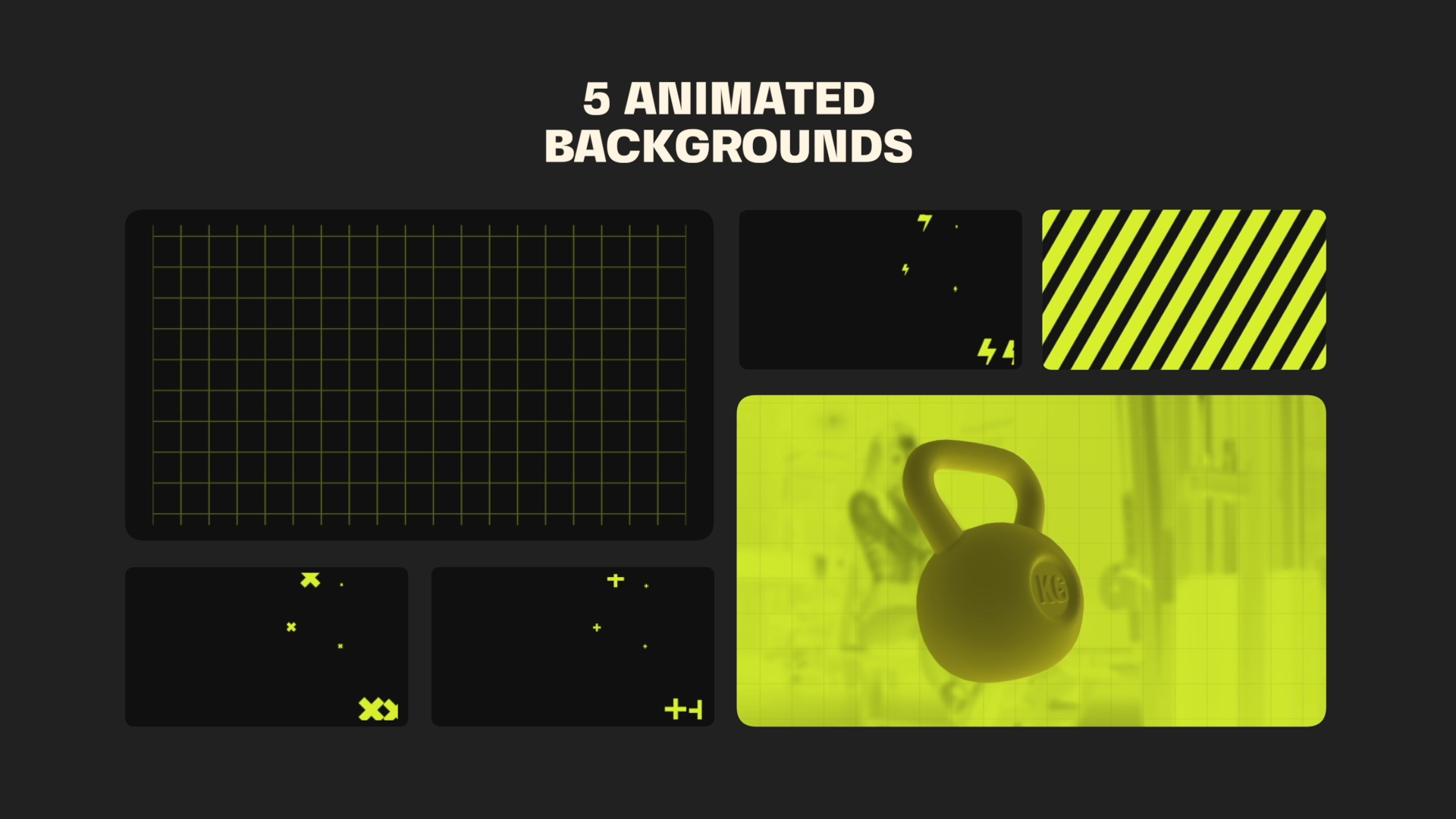 Animated Backgrounds & Titles l MOGRT