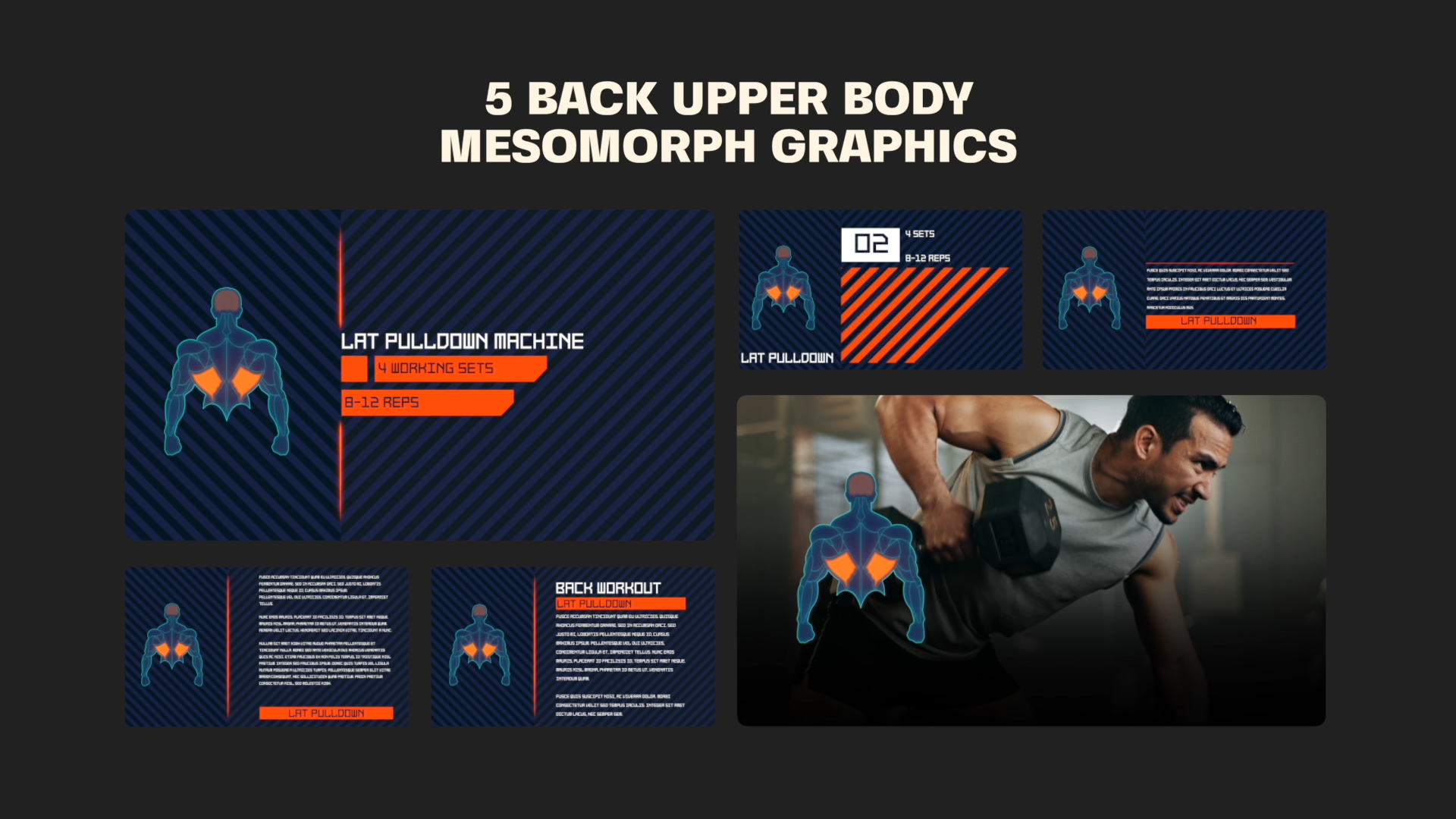 Fitness and Gym Animated Icons mogrt