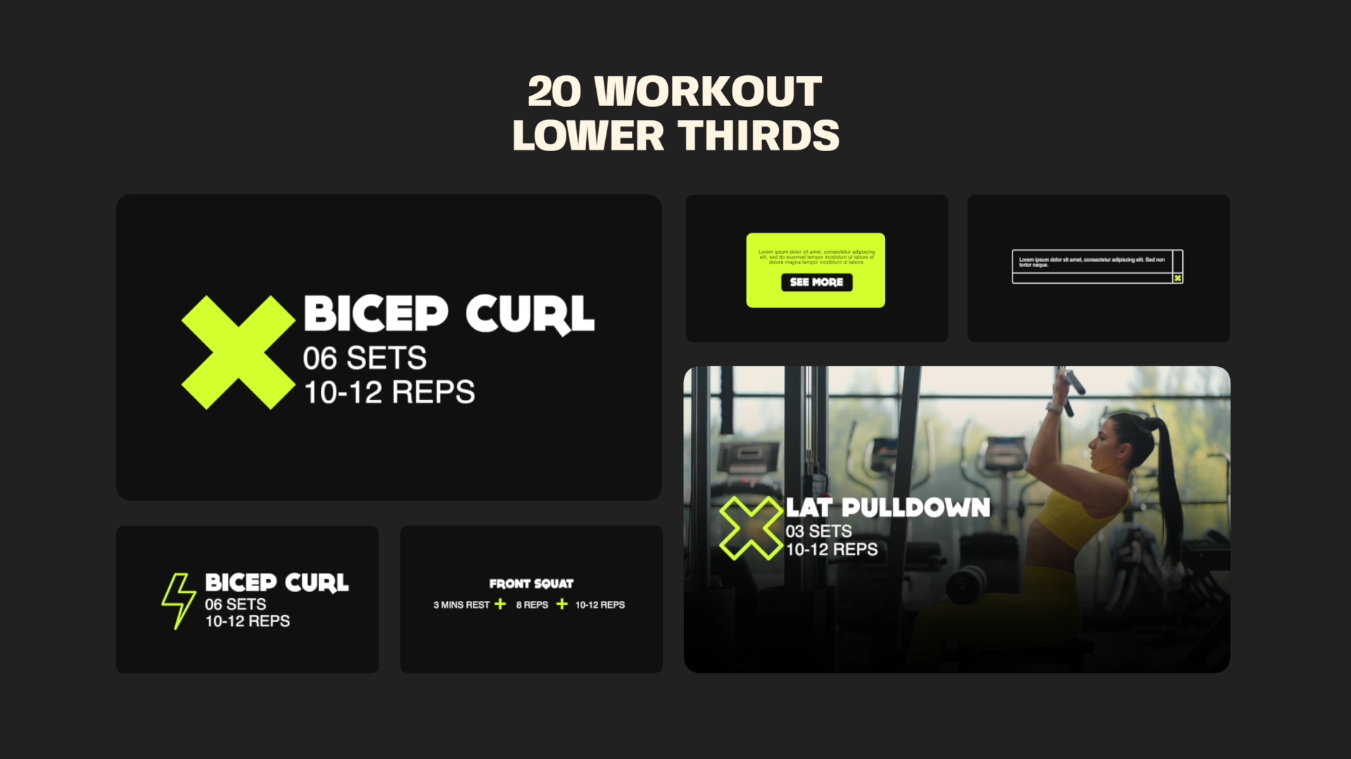 Motion Graphics Templates Lower Thirds