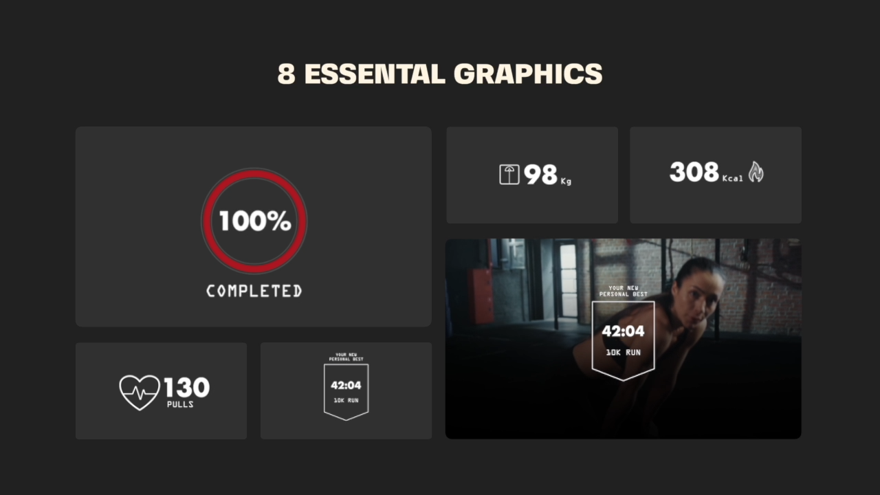 Gym Workout Sport Promo - MOGRT Template