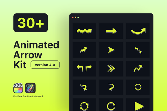 Animated Arrows Kit - Final Cut Pro ccreation.store