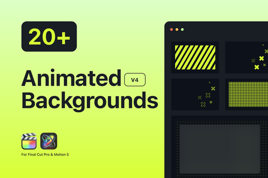 Animated Backgrounds - FCPX ccreation.store