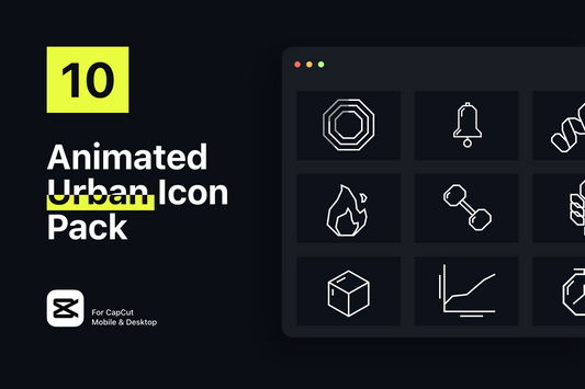 Urban Creator Fitness icons For Capcut ccreation.store