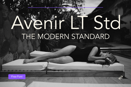 Avenir LT Std - Minimal Sans Serif Typeface for Modern Branding ccreation.store