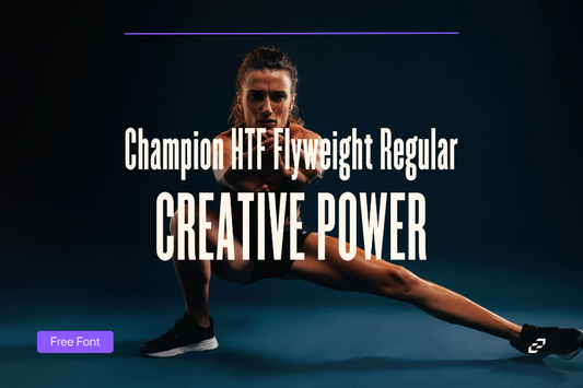 Champion HTF Flyweight Regular - Bold Condensed Display Font for Posters and Headlines ccreation.store
