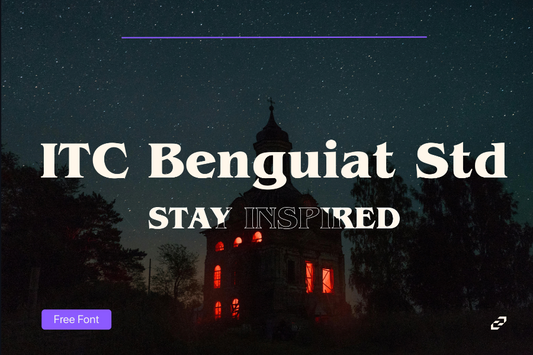ITC Benguiat Std - Elegant Retro Serif for Editorial & Inspirational Headlines ccreation.store