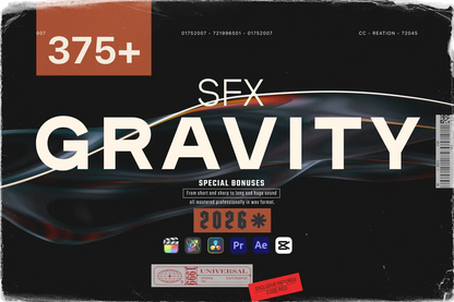 GRAVITY Sound Effects ccreation.store