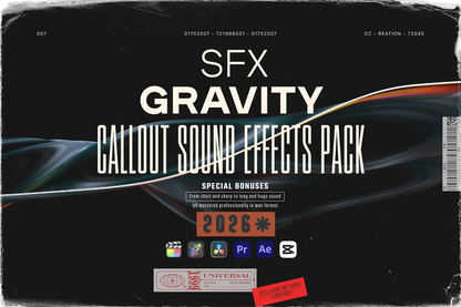 GRAVITY Sound Effects ccreation.store