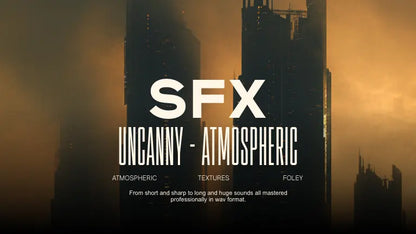 Uncanny Cinematic Sound Effects Pack  - Atmospheric ccreation.store