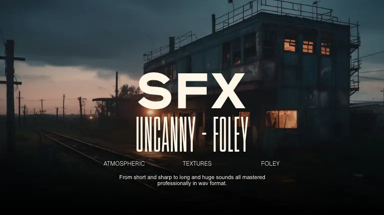 Uncanny Cinematic Sound Effects Pack  - Foley ccreation.store