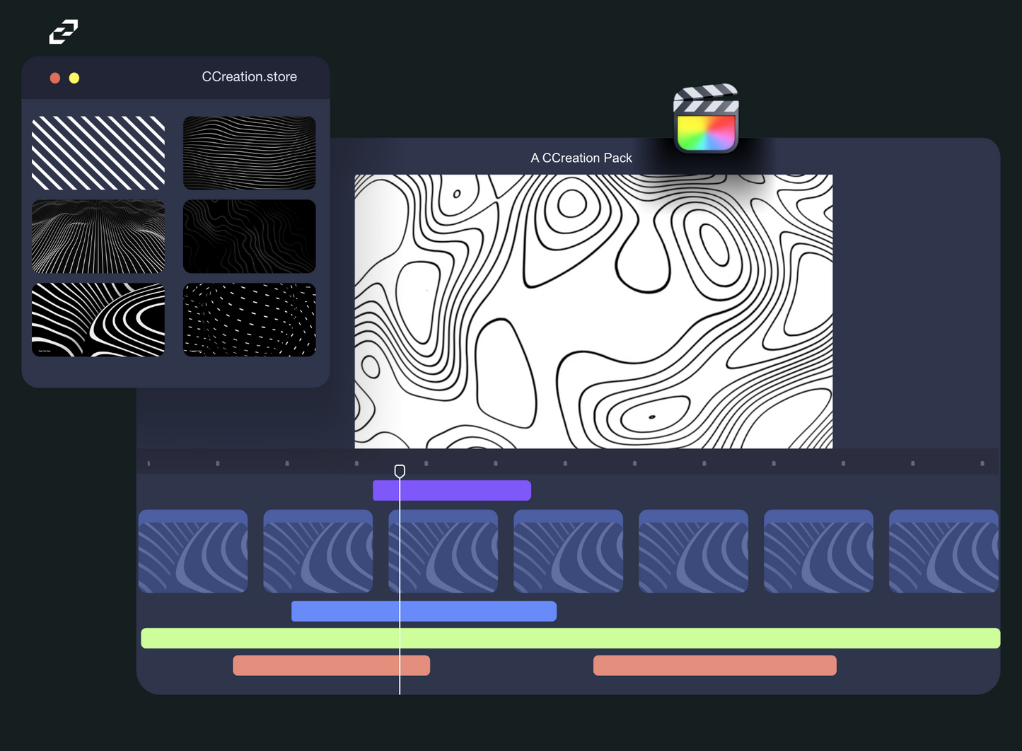 Final Cut Pro X Animated background Templates - Editable Video Templates - CCreation Store