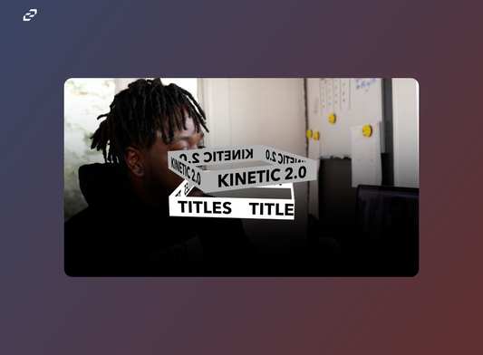 Kinetic Title Pack for Final Cut Pro, Premiere Pro  - Editable Video Templates - CCreation Store