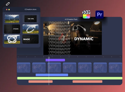 Kinetic Title Pack for Final Cut Pro, Premiere Pro  - Editable Video Templates - CCreation Store