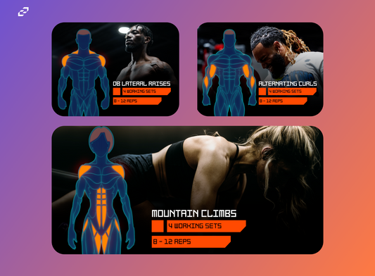 Human Body Gym Graphics  - Editable Fitness Templates - Final Cut Pro, DaVinci Resolve, Premiere Pro - CCreation Store