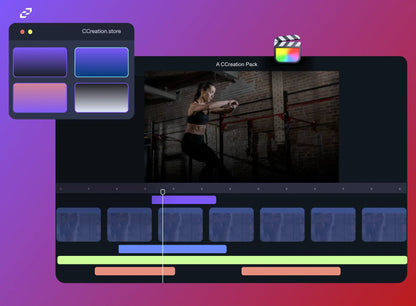 Final Cut Pro Free Gradient - Editable Video Elements - C Creation Store