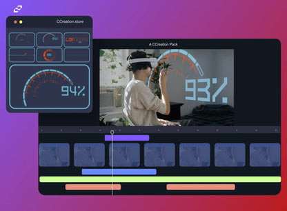 HUD Loaders Pack - Editable Video Elements for Final Cut Pro - CCreation Store