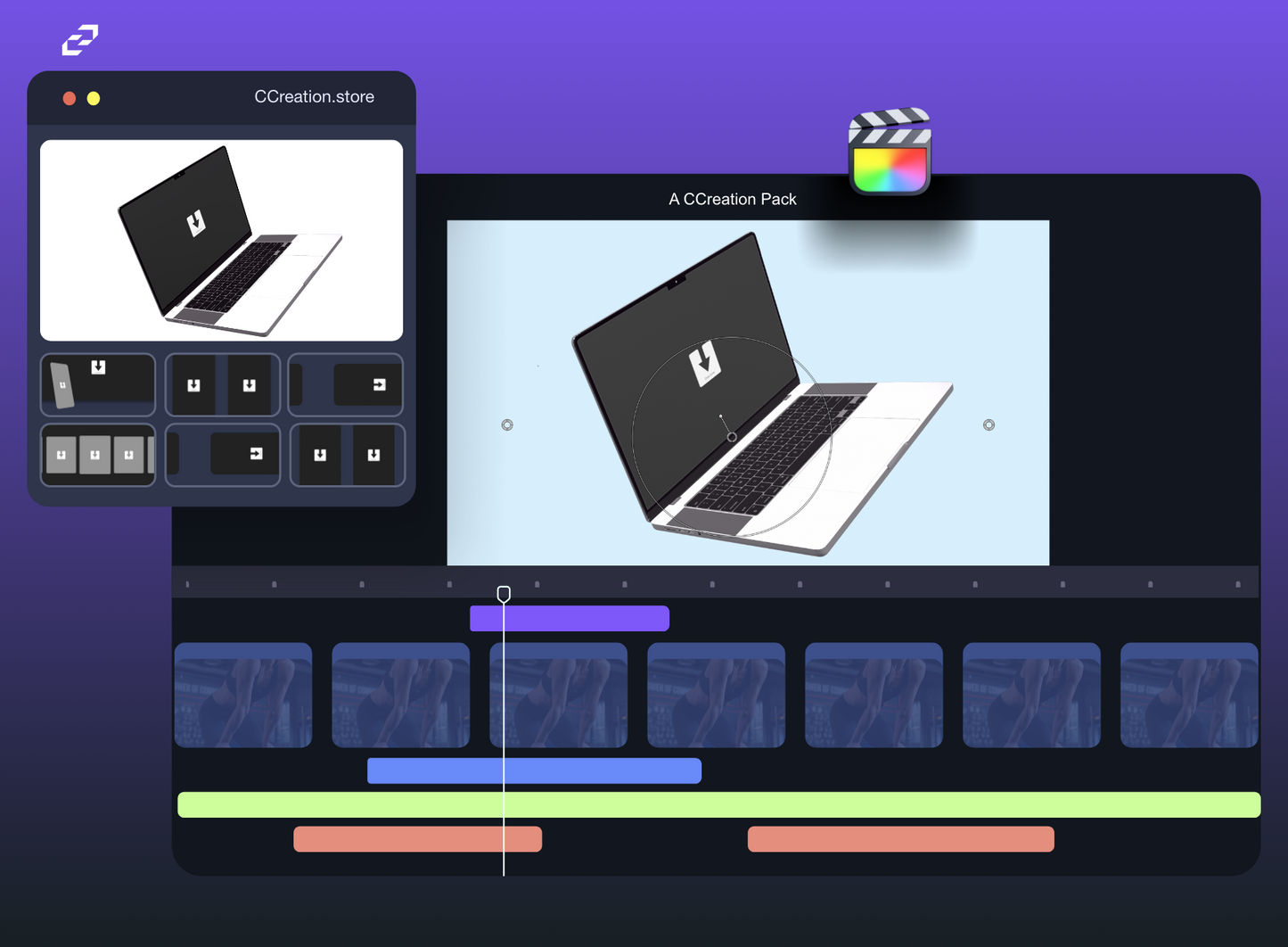 Macbook Website Mockup - Editable Video Templates - C Creation Store