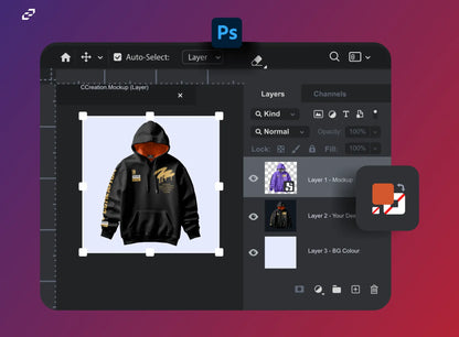Free Man in Hoodie Mockup - PSD Mockups - CCreation Store