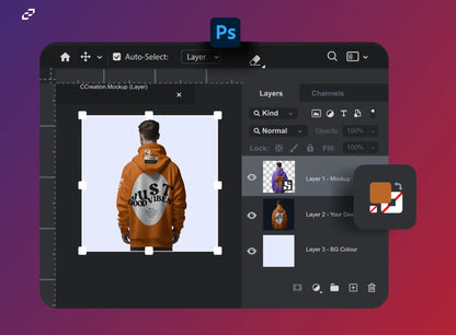 Free Man in Hoodie Mockup - PSD Mockups - CCreation Store
