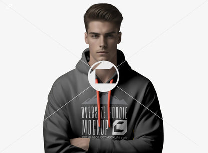 Free Man in Hoodie Mockup - PSD Mockups - CCreation Store