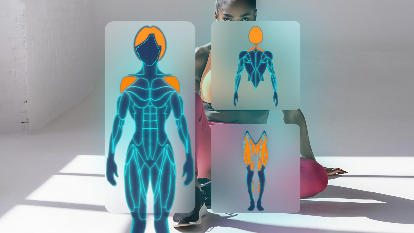 Gym Graphics V2 Female Bundle for CapCut ccreation.store