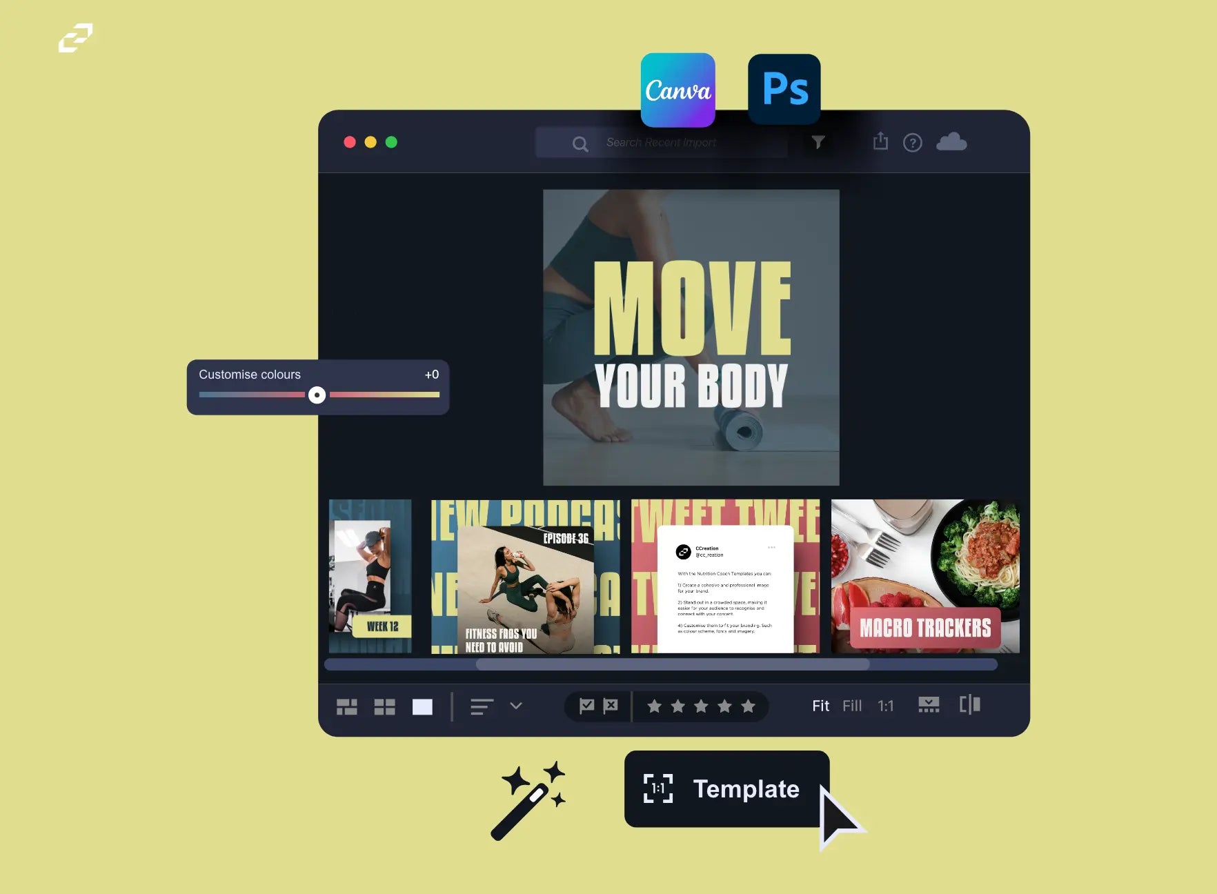 Social Media Instagram Templates - Customisable in Canva - Nutritionist Coach Personal Trainer - C Creation Store 
