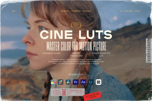 Documentary Luts and Master Color For Motion Picture Lut Pack ccreation.store