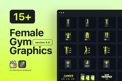 Female Figure Anatomy Pack For Final Cut Pro ccreation.store
