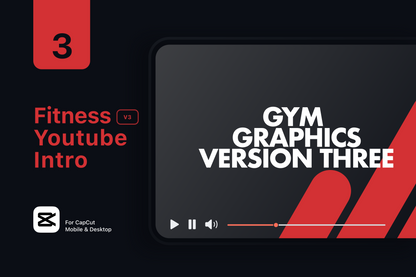 Free Gym Graphics V3 - CapCut ccreation.store