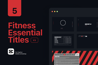 Free Gym Graphics V3 - CapCut ccreation.store