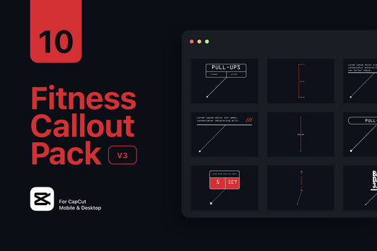 Gym Graphics V3 Pack - CapCut ccreation.store