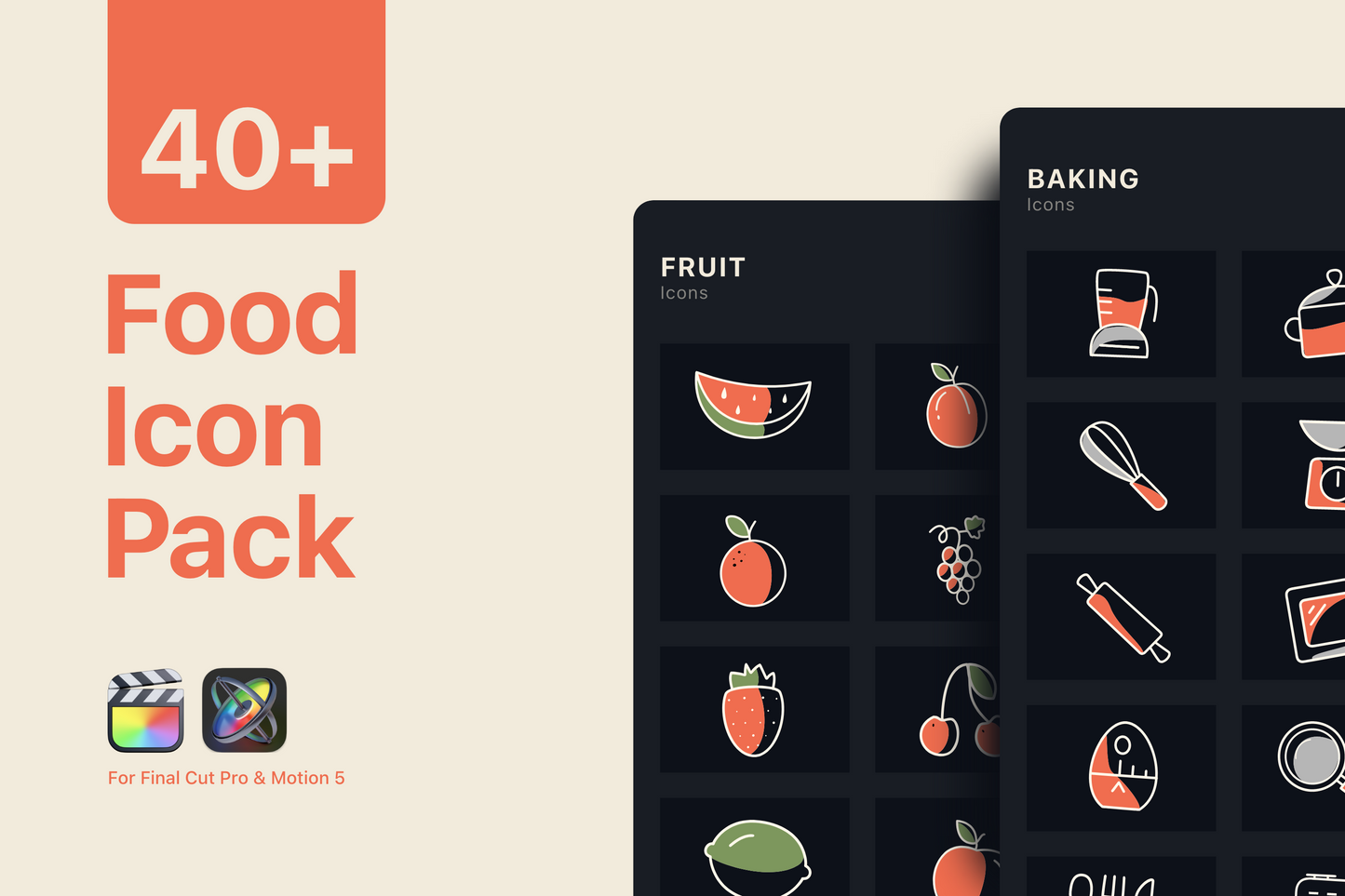 Nutrition Food Icons Pack ccreation.store
