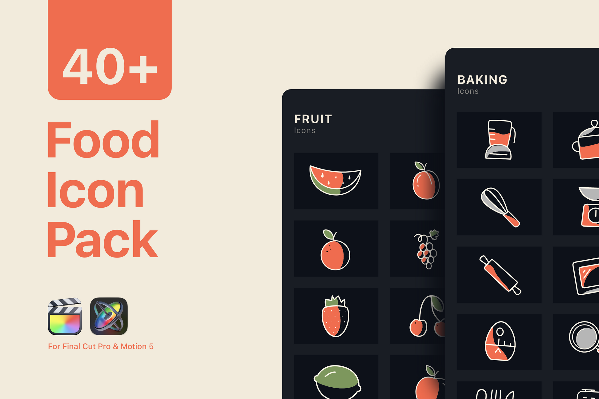 Nutrition Food Icons Pack ccreation.store
