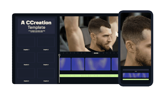 Gym Graphics V2 Ectomorph for CapCut ccreation.store
