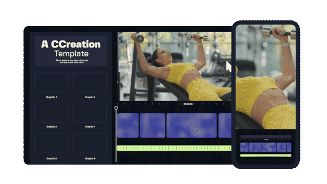 Free Female Gym Graphics V3 - CapCut ccreation.store