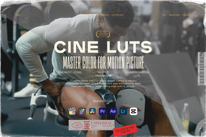 Gym Luts and Master Color For Motion Picture Lut Pack ccreation.store