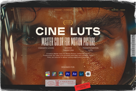 Hollywood Movie Film Luts and Master Color For Motion Picture Lut Pack ccreation.store