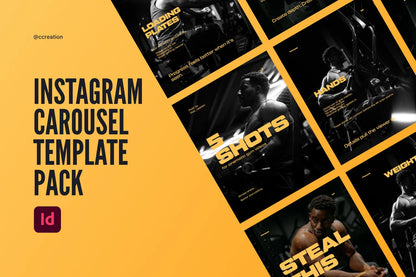 Instagram Carousel Adobe InDesign Template Bundle – All Collections (Complete Carousel Pack) ccreation.store