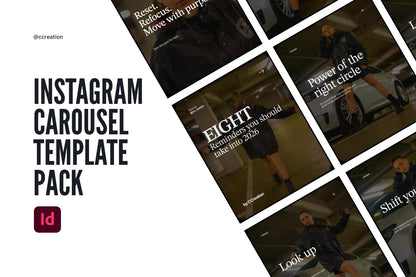 Instagram Carousel Adobe InDesign Template Bundle – All Collections (Complete Carousel Pack) ccreation.store